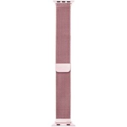 Bracelet Pour Apple Watch 42/44/45/49mm Milanaise Rose Bigben