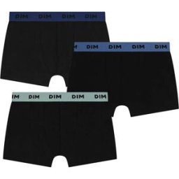 Dim Kids Boxers Ad30epk.bd0 3 Unités Black 14 Années Garçon