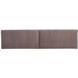 Lot de 2 galettes pour tête de lit MOSAIK coloris taupe