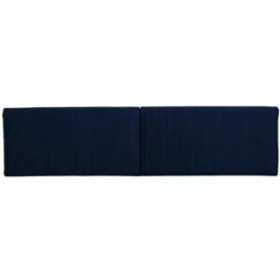 Lot de 2 galettes pour tête de lit MOSAIK coloris bleu marine
