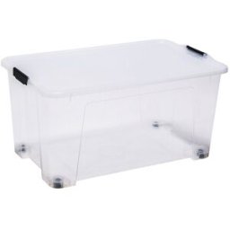 Boite transparent 48.5x79x50 cm VIEW BOX XXL ROLLER - 110L