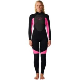Rip Curl Combinaison En Néoprène à Manches Longues Et Fermeture éclair Dans Le Dos Pour Femme Omega 4/3 Mm Black / Pink 6 Femme