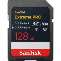 SanDisk Carte Mémoire Extreme Pro Sdxc 128gb Uhs-ii Clase 10 Black / Red / Gold One Size unisex