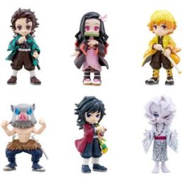 Bushiroad Figurines En Pvc Kimetsu No Yaiba Palverse Demon Slayer Assorti 9 Cm 6 Unités Multicolor One Size unisex