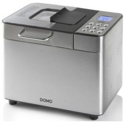 DOMO-ELEKTRO DOMO Machine a pain en acier inoxydable, 18 programmes automatiques 500 W, B3971