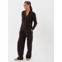 Threadbare Threadbare Cardigan & Joggers Sweat Set Brun 16