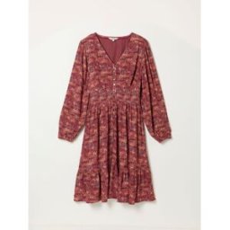 Fat Face FatFace Jacquard Mini Dress violet FR 44 Regular (EU 42 R)
