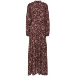 Long Tall Sally Long Tall Sally Floral Tie Waist Maxi Dress Brun FR 50 Tall (EU 48 T)