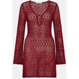 Accessorize Mini robe de plage en maille Accessorize rouge M (FR 42-44)