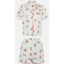 Accessorize Accessorize Cherry Print Short Pyjama Set crème M (FR 42-44)