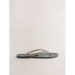 Next Tongs de plage bling-bling Noir EU 38 (UK 5)