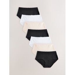 Next Lot de 7 slips en coton mélangé Noir FR 44 (EU 42)