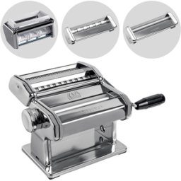 Marcato Atlas 150 Classic Set Multipast - Machine à pâtes manuelle en acier inox + 3 accessoires