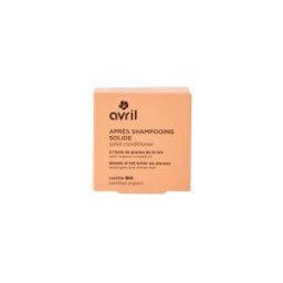 Avril Après-Shampoing Solide à l'Huile de Graines de Lin Bio 74 g - Pain 74 g