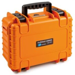 B&W International B&W; Case Type 3000 SI orange avec insert en mousse