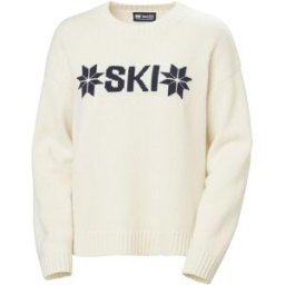 Pull HELLY HANSEN W BLISS SKI KNIT SWEATER (CREAM) femme XS