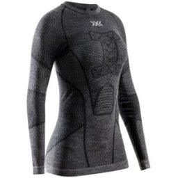 XBIONIC T-shirt technique X-BIONIC SYMBIO MERINO SHIRT (RHINO GREY) Femme 02-XS