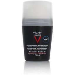 Vichy Homme Deo Antiperspirant Roll-on Sensitive 50 ml