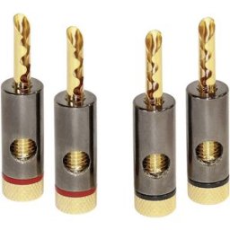 Set de fiches banane Dynavox 206436 4 pc(s)