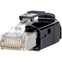 Connect METZ CONNECT 1401505012-E, Rj-45, Schwarz Fiche RJ45 noire Cat.6 classe EA 1401505012-E mâle noir 1 pc(s)