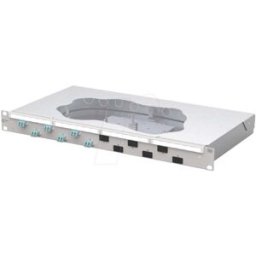 Metz Connect OpDAT fix2 Patchfeld splice 6xLC-D OM3 Panneau de brassage 483 mm (19) Câble 1 UH gris clair équipé