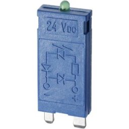 Finder Module enfichable avec protection antiparasite CEM, avec diode, avec LED 99.01.9.024.99 Couleur déclairage (ampoule LED): vert Adapté pour modèle
