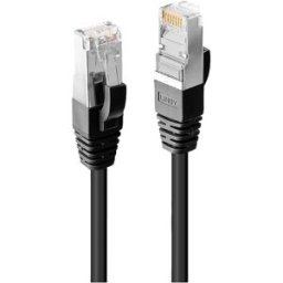 LINDY 45609 RJ45 Câble réseau, câble patch CAT 6 S/FTP 20.00 m noir blindé 1 pc(s)