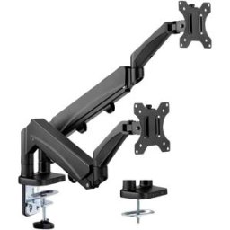 Value Support de table pour écran 2 Écran(s) 43,2 cm (17) - 81,3 cm (32) noir rotatif, réglable en hauteur