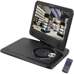 soundmaster PDB1910SW Lecteur DVD portable 25.9 cm 10.1 pouces CEE: E (A - G) fonctionnement sur batterie, avec antenne DVB-T, avec lecteur DVD intégré noir
