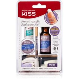Kiss French Acrylic Sculpture Kit ensemble pour french manucure 40 pcs
