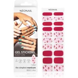 NEONAIL Easy On Gel Stickers Autocollants pour ongles avec une lampe UV/LED teinte M15 20 pcs