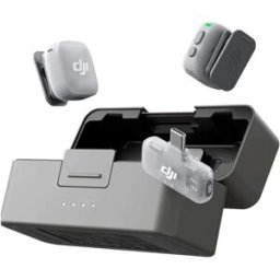 DJI Microphone Sans Fil Mic Mini 2 Tx + 1 Mobile Rx & Charging Case Gray One Size unisex