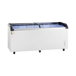 Congélateur coffre - 545 l - Royal Catering - Portes vitrées