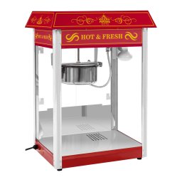 Machine à popcorn - Design rétro - rouge