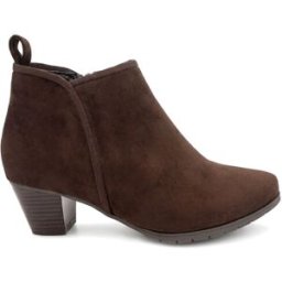 Pavers Pavers Wide Fit Smart Block Heel Ankle Boots Brun EU 38 (UK 5)