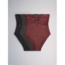 The Set The Set 3 Pack Maillots de bain bandeau Noir S (FR 38-40)