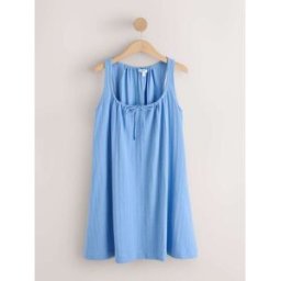Next Robe d'été mini sans manches en jersey bleu FR 38 (EU 36)