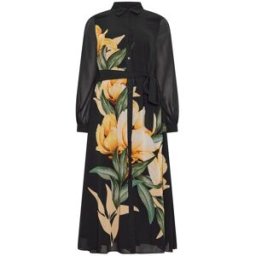 Star by Julien MacDonald Robe chemise Star by Julien Macdonald avec imprimé Noir FR 44 (EU 42)