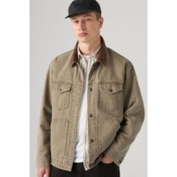 Levi's Veste Trucker Munroe - Homme - Vert / Capers - XL