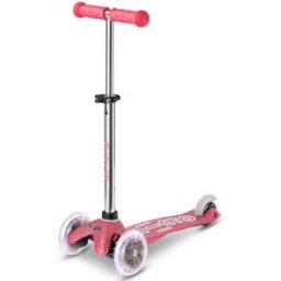 La Grande Récré Trottinette Mini Micro Deluxe Glitter Rose Led