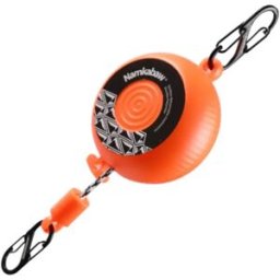 INF Étendoir rétractable compact orange 8m avec manivelle, sans perçage, portable pour voyage et camping Orange