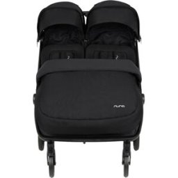 Nuna Chancelière poussette double TRVL DUBL Caviar