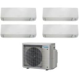 Climatiseur Daikin Perfera Toutes Saisons 12+12+12+12 Btu Quad Split Avec Inverter 4mxm68a9 R-32 Et Wi-fi Classe A++