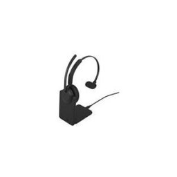 Jabra Evolve3 45 MS Mono - micro-casque - USB-A via adaptateur Bluetooth, USB-C - Microsoft Teams Certified - Zoom Certified - avec support de chargement