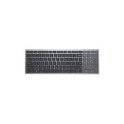 Dell KB740 - clavier - compact, multi-dispositif - AZERTY - Francais - gris titan Peripherique d'entree