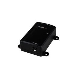 StarTech.com Injecteur Gigabit PoE+ a 1 port - Midspan Power over Ethernet a montage mural - 802.3at et 802.3af - PoE / PSE - Injecteur de puissance - 30 Watt