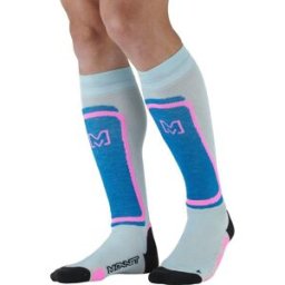 Chaussettes de ski MONNET MI-BAS FUSION (BLEU/ROSE) 37-38