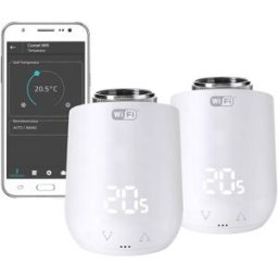 Comet WiFi Eurotronic 700223 Set tête thermostatique sans fil électronique jeu de 2