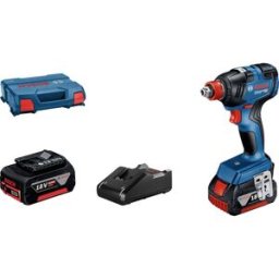 Bosch Professional GDX 18V-200 06019J2206 Visseuse à chocs sans fil 200 Nm 18 V Nombre d'accus fournis 2 4.0 Ah Li-Ion + 2 batteries, + chargeur, + mallette,