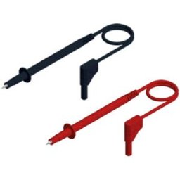 Hirschmann Test & Measurement PL 2600 S W SET Set de cordons de mesure de sécurité Banane mâle 4 mm pointe de test 1.00 m noir, rouge 1 pc(s)